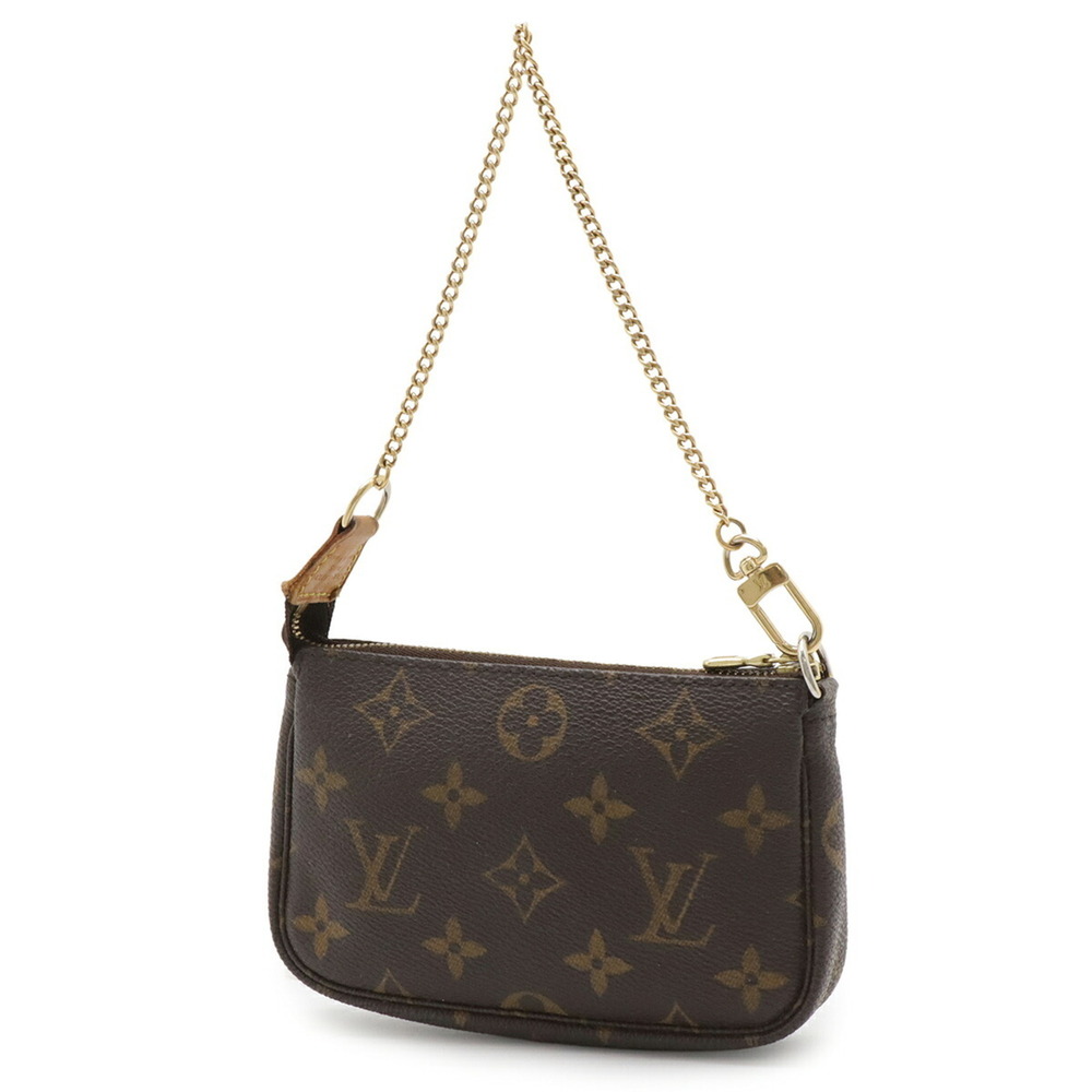 LOUIS VUITTON Authentic Brown Monogram Pochette Pouch - Picture 3 of 8